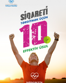 Siqareti tərgitmək üçün 10 effektiv addım